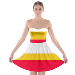 Malopolskie Flag Strapless Bra Top Dress by tony4urban