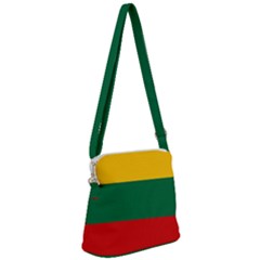 Lithuania Zipper Messenger Bag by tony4urban