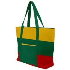 Lithuania Zip Up Canvas Bag by tony4urban