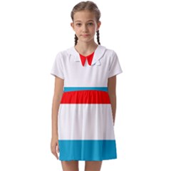 Luxembourg Kids  Asymmetric Collar Dress by tony4urban