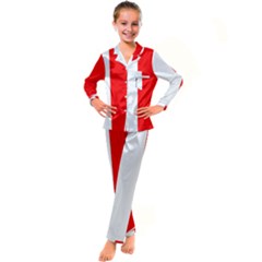 Malta Kid s Satin Long Sleeve Pajamas Set by tony4urban