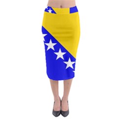 Bosnia And Herzegovina Midi Pencil Skirt by tony4urban