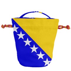 Bosnia And Herzegovina Drawstring Bucket Bag by tony4urban