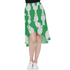 Hedmark Flag Frill Hi Low Chiffon Skirt by tony4urban