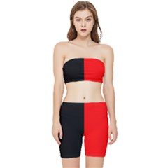 Namur Flag Stretch Shorts And Tube Top Set by tony4urban