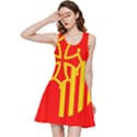 Languedoc Roussillon Flag Inside Out Racerback Dress View3