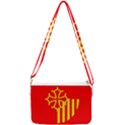 Languedoc Roussillon Flag Double Gusset Crossbody Bag View1