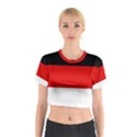 Berlin Old Flag Cotton Crop Top View1