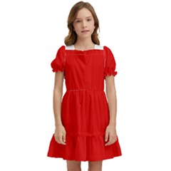 Berlin Old Flag Kids  Puff Sleeved Dress by tony4urban