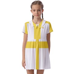 Nord Trondelag Kids  Asymmetric Collar Dress by tony4urban