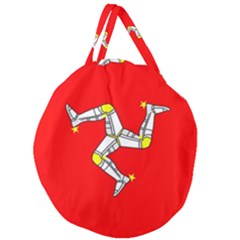 Isle Of Man Giant Round Zipper Tote by tony4urban