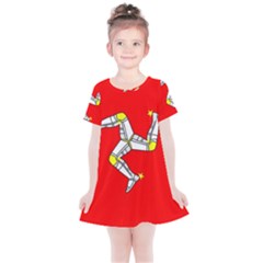 Isle Of Man Kids  Simple Cotton Dress by tony4urban