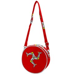 Isle Of Man Crossbody Circle Bag by tony4urban