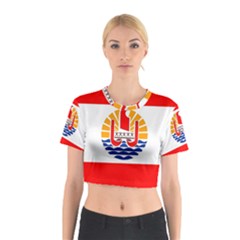 French Polynesia Cotton Crop Top by tony4urban