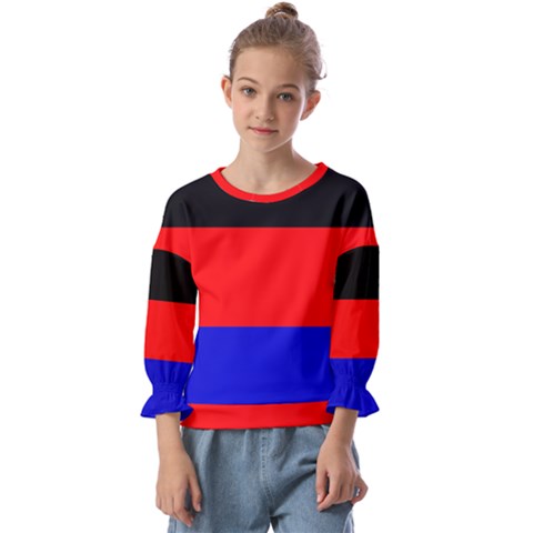 East Frisia Flag Kids  Cuff Sleeve Top by tony4urban