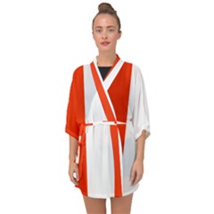 Derry Flag Half Sleeve Chiffon Kimono by tony4urban