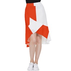 Derry Flag Frill Hi Low Chiffon Skirt by tony4urban