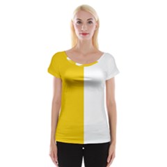 Antrim Flag Cap Sleeve Top by tony4urban