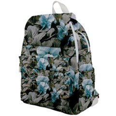 Flowers And Leaves Colored Scene Top Flap Backpack by dflcprintsclothing