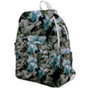 Flowers And Leaves Colored Scene Top Flap Backpack View1