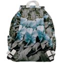 Flowers And Leaves Colored Scene Top Flap Backpack View3