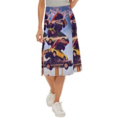 Berwyn Car Kebob Midi Panel Skirt by StarvingArtisan