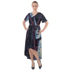 Pavement Lover Front Wrap High Low Dress by MRNStudios