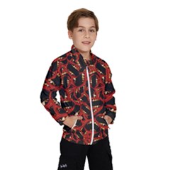 Ugly Open Mouth Graphic Motif Print Pattern Kids  Windbreaker by dflcprintsclothing