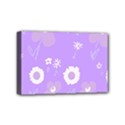 Daisy Flowers Lilac White Lavender Purple Mini Canvas 6  x 4  (Stretched) View1