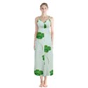 Decorative Plants Button Up Chiffon Maxi Dress View1