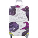 Witch Cat T- Shirt Cute Fantasy Space Witch Cats T- Shirt Luggage Cover (Large) View1