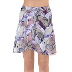 Leaves  Wrap Front Skirt by DinkovaArt