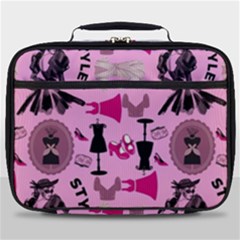 Fashion Girl Newyork Bts Nft Full Print Lunch Bag by Ravend