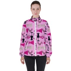 Fashion Girl Newyork Bts Nft Women s High Neck Windbreaker by Ravend