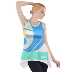 Abstract Art Design T- Shirt Abstract-1 T- Shirt Side Drop Tank Tunic by maxcute