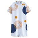 Abstract Circle Pattern T- Shirt Abstract Circle Pattern T- Shirt Kids  Boyleg Half Suit Swimwear View1