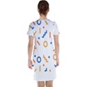 Abstract Dots And Line Pattern T- Shirt Abstract Dots And Line Pattern 4 Short Sleeve Nightdress View2