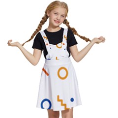 Abstract Dots And Line Pattern T- Shirt Abstract Dots And Line Pattern 4 Kids  Apron Dress by maxcute