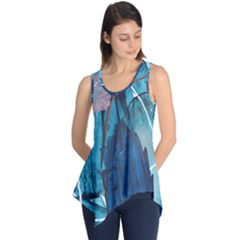 Abstract T- Shirt Abstract 31 Sleeveless Tunic by maxcute