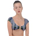 Exterior building pattern Cap Sleeve Ring Bikini Top View1