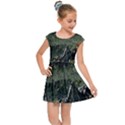 Astronaut Lying In Flowers Fantasy Kids  Cap Sleeve Dress View1