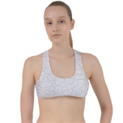 Pattern Abstrakwallpaper Criss Cross Racerback Sports Bra by artworkshop