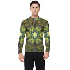 Fractal-fantasy-design-background- Men s Long Sleeve Rash Guard by Vaneshart