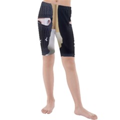 Ski Mask  Kids  Mid Length Swim Shorts by Holyville