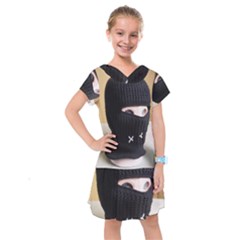 Ski Mask  Kids  Drop Waist Dress by Holyville