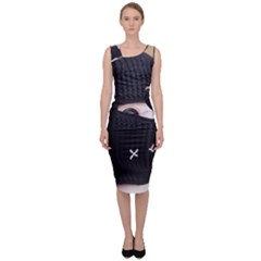 Ski Mask  Sleeveless Pencil Dress by Holyville