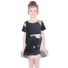 Ski Mask  Kids  Simple Cotton Dress by Holyville