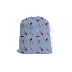 Koi! Drawstring Pouch (medium) by fructosebat