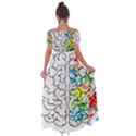 Brain-mind-psychology-idea-drawing Off Shoulder Open Front Chiffon Dress View2