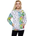 Brain-mind-psychology-idea-drawing Women s Lightweight Drawstring Hoodie View1